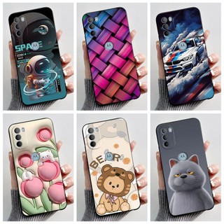 Dành Cho Motorola Moto G31 / G41 / G51 / G71 5G Ốp điện thoại Hoạt Hình Dễ Thương Phi Hành Gia Mềm TPU Lưng Silicon Chống Sốc Vỏ Mỏng