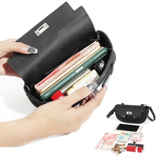 Thời Trang Mới Da Thật Chính Hãng Túi Đeo Vai Mini Nữ Lớp Đầu Tiên Da Bò Túi Đeo Ngang Túi Điện Thoại Di Động