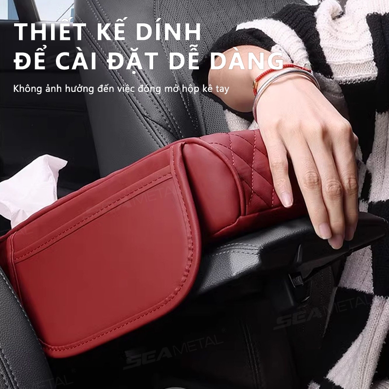 Tay vịn của general motors khuỷu tay hỗ trợ SEAMETAL Hộp đựng khăn giấy tựa tay ô tô