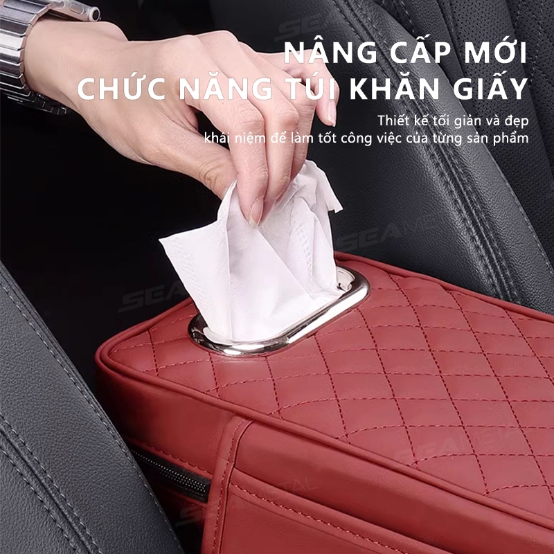 Tay vịn của general motors khuỷu tay hỗ trợ SEAMETAL Hộp đựng khăn giấy tựa tay ô tô