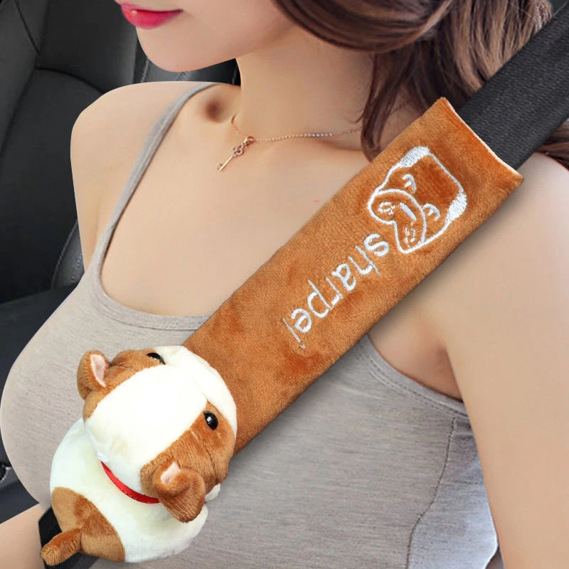 Hoạt Hình Dây An Toàn Ô Tô Dây An Toàn Miếng Lót Vai Ô Tô Bảo Vệ Vai Phụ Kiện Ô Tô Nội Thất Dây An Toàn Bảo Vệ