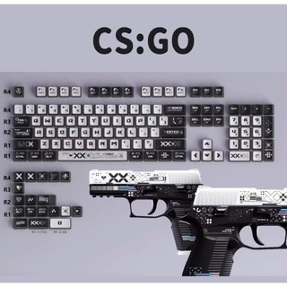 Csgo-eva Pudding Keycaps PBT Dye-sub OEM Profile Keycap Custom Keycaps Tương thích với Cherry Gateron MX Switch