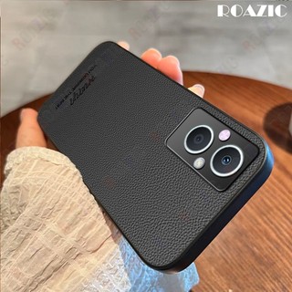 Ốp Điện Thoại Cho OPPO Reno 7Z 5G / Reno 8Z 5G Ốp Lưng Da Sang Trọng Mờ Cạnh Mềm Chống Sốc 2024 Thiết Kế Mới Bảo Vệ Camera Vỏ Điện Thoại NY01