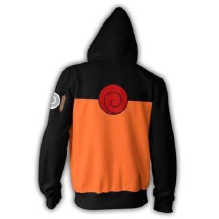 Naruto Dây Kéo Áo Khoác Anime Áo Len In Kỹ Thuật Số