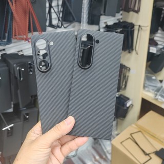 Ốp Lưng Sợi Carbon Thật 1500D Cho Samsung Galaxy Z Fold 6 Siêu Mỏng Chống Rơi Sợi Aramid Vỏ Điện Thoại Cho Galaxy Z Fold 6 Ốp Lưng