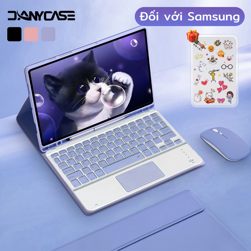 Ốp Bàn Phím Từ Tính Cho Samsung Galaxy Tab S10 FE 10.9 "2025 S10 Lite 10.9 inch A9 Plus A11 S9 FE Plus S6 Lite S7 S8 11" S7 FE S8 Plus 12.4 "Vỏ Bảo Vệ Máy Tính Bảng