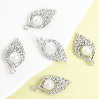 10 Chiếc Đá Lấp Lánh & Hình Lá Ngọc Trai Quyến Rũ Tính Khí Thanh Lịch Vòng Cổ Bông Tai Trang Trí Quần Áo Mặt Dây Hình Thoi DIY - Hoàn Hảo Cho Những dịp Trang Trọng Và Mặc Hàng Ngày