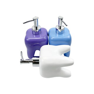 1 Cái Răng Nha Khoa Hình Dạng Nước Rửa Tay Hộp Đựng Chất Lỏng Lotion Dầu Gội Xà Phòng Báo Chí Chai Tắm Gel Chai Có Thể Đổ Lại