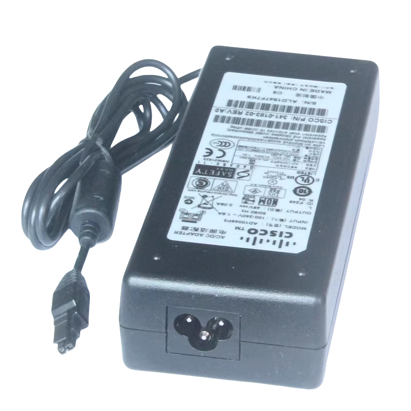 Bộ sạc chuyển đổi AC AD10048P3 48V 2.08A đã qua sử dụng cho CISCO ASA5505 Wlc2106 Wlc2112 Bộ nguồn tường lửa ​341-0183-PWR-5505
