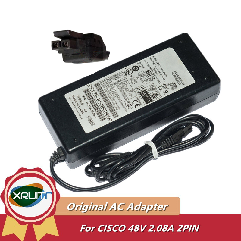 Bộ sạc chuyển đổi AC AD10048P3 48V 2.08A đã qua sử dụng cho CISCO ASA5505 Wlc2106 Wlc2112 Bộ nguồn tường lửa ​341-0183-PWR-5505