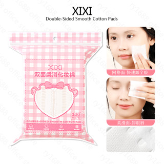 Miếng Lót Cotton 100 Chiếc XIXI Hai Mặt Mềm Mại Ba Lớp Dày Hấp Thụ Nước Cao Trang Điểm Loại Bỏ Cotton GJ-158