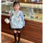 đi học họa tiết mèo Kitty/ cún Kumamoto Pachacco hoạt hình phong cách Hàn Quốc dễ thương dành cho trẻ em