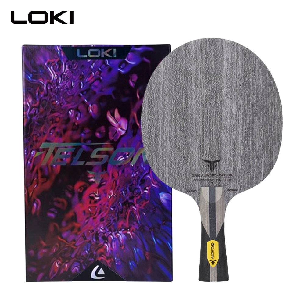 Lưỡi bóng bàn LOKI TELSON POWER (5WOOD + 2TELSON FIBER, OFF +) Mái chèo ...