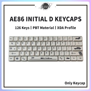 Ae-86 Ban Đầu D Keycaps PBT Dye-sub XDA Profile Keycap Tùy Chỉnh Keycap