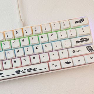Ae-86 Ban Đầu D Keycaps PBT Dye-sub XDA Profile Keycap Tùy Chỉnh Keycap