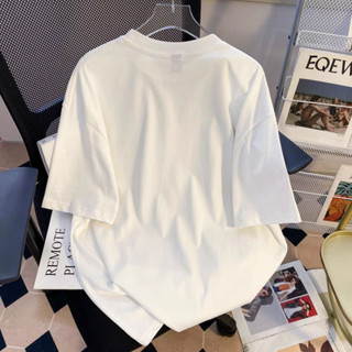 Áo thun nam ESEA tay ngắn thiết kế mới với áo sơ mi ngắn tay cổ tròn cotton nguyên chất in hình