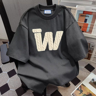 HIIXIIVI Thương Hiệu Mới 100% Cotton Unisex Áo Thun Nữ Tay Ngắn Nam Nữ Baggy Cổ Tròn Rời In Độc Đáo Cặp Đôi Tee