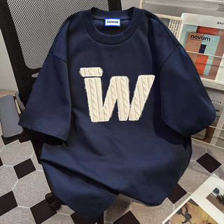 HIIXIIVI Thương Hiệu Mới 100% Cotton Unisex Áo Thun Nữ Tay Ngắn Nam Nữ Baggy Cổ Tròn Rời In Độc Đáo Cặp Đôi Tee