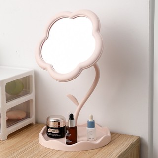Gương Hình dạng hoa đẹp Trang trí bàn trang điểm Gương son trang điểm để bàn