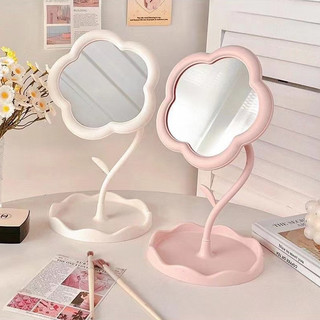 Gương Hình dạng hoa đẹp Trang trí bàn trang điểm Gương son trang điểm để bàn