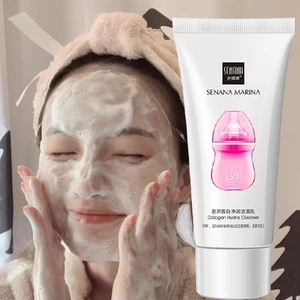 Kiểm Soát Dầu Loại Bỏ Mụn Collagen Sữa Rửa Mặt Làm Trắng Da Loại Bỏ Bụi Bẩn Ngăn Ngừa Kiểm Soát Dầu Dưỡng Ẩm Loại Bỏ Bụi Bẩn
