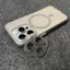 Mới Bốn góc chống rơi mờ hoàn thiện Ốp điện thoại từ tính cho iPhone 15 14 13 12 11 Pro Max 15 Plus Ống kính có thể tháo rời Bảo vệ Vỏ cứng chống sốc toàn diện