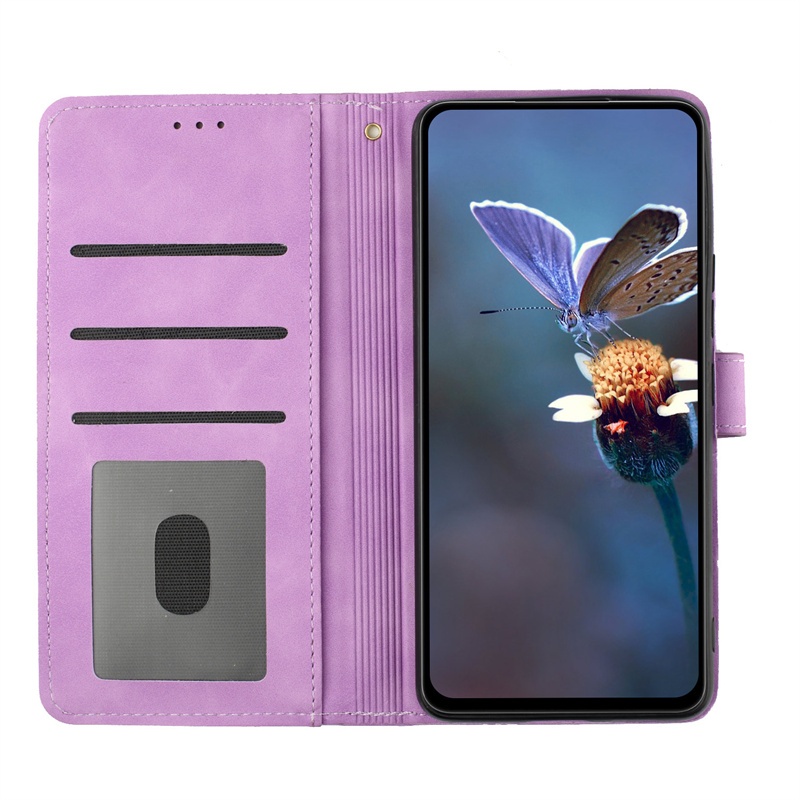 Ốp Lật Da Tương Thích Cho iPhone 16 13 12 Mini 11 Pro X Xr Xs Max 6 6s 7 8 Plus SE 2 3 2020 2022 Khe Cắm Thẻ Ví Đứng Vỏ