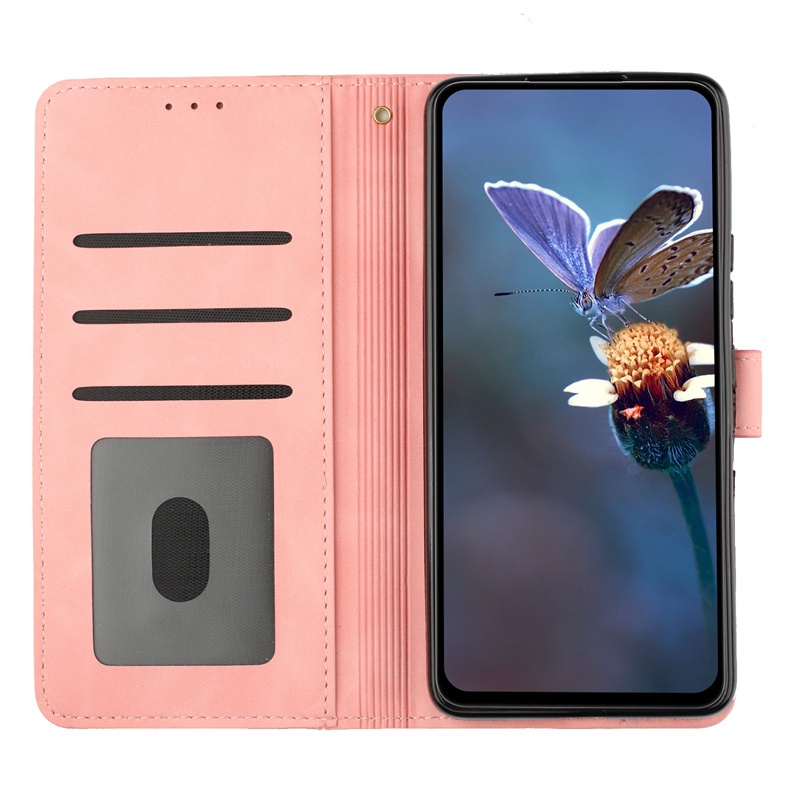 Ốp Lật Da Tương Thích Cho iPhone 16 13 12 Mini 11 Pro X Xr Xs Max 6 6s 7 8 Plus SE 2 3 2020 2022 Khe Cắm Thẻ Ví Đứng Vỏ
