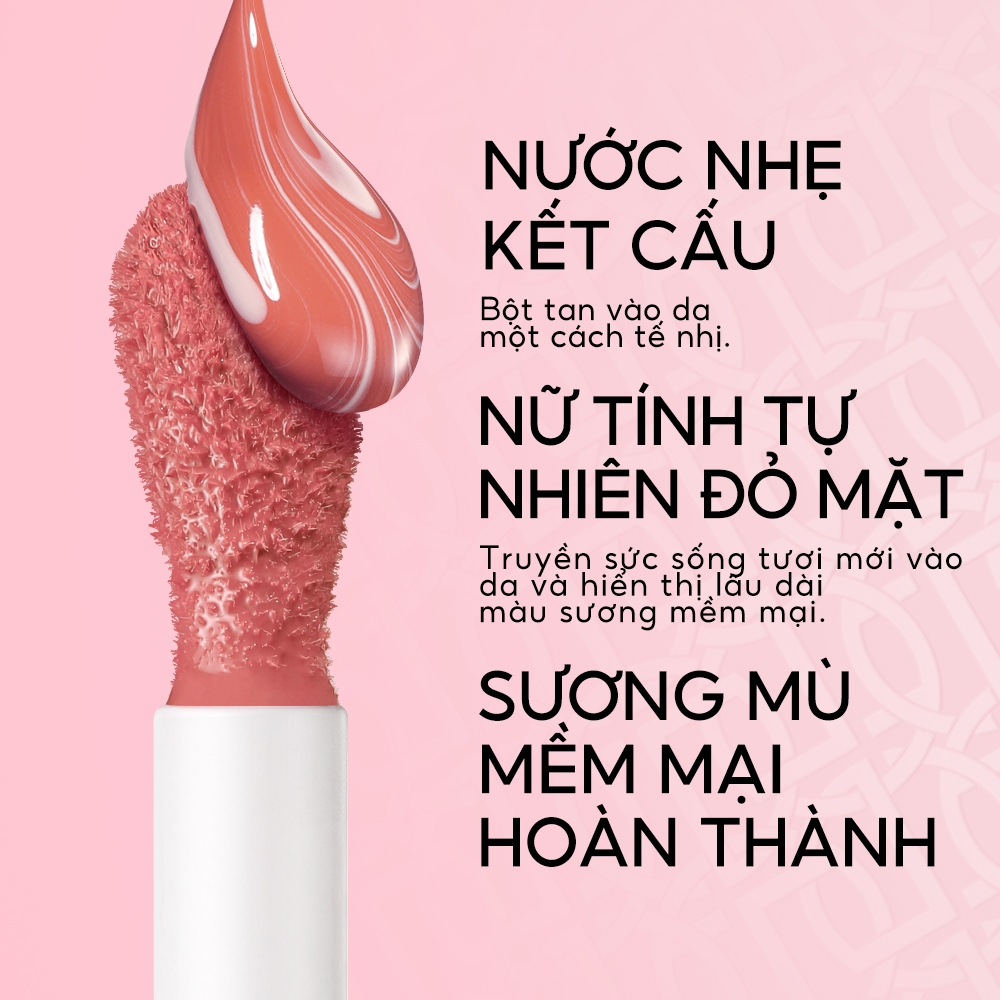 Ảnh O.two.o Lỏng Blush 6 Màu Mềm Mờ Hoàn Thiện Dài Tự Nhiên Nữ Tính Cheek Dễ Dàng Pha Trộn Họa Tiết Kem Mượt 12.5g 4