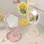 Gương decor để bàn trang điểm hình hoa xinh xắn【chiosala13】