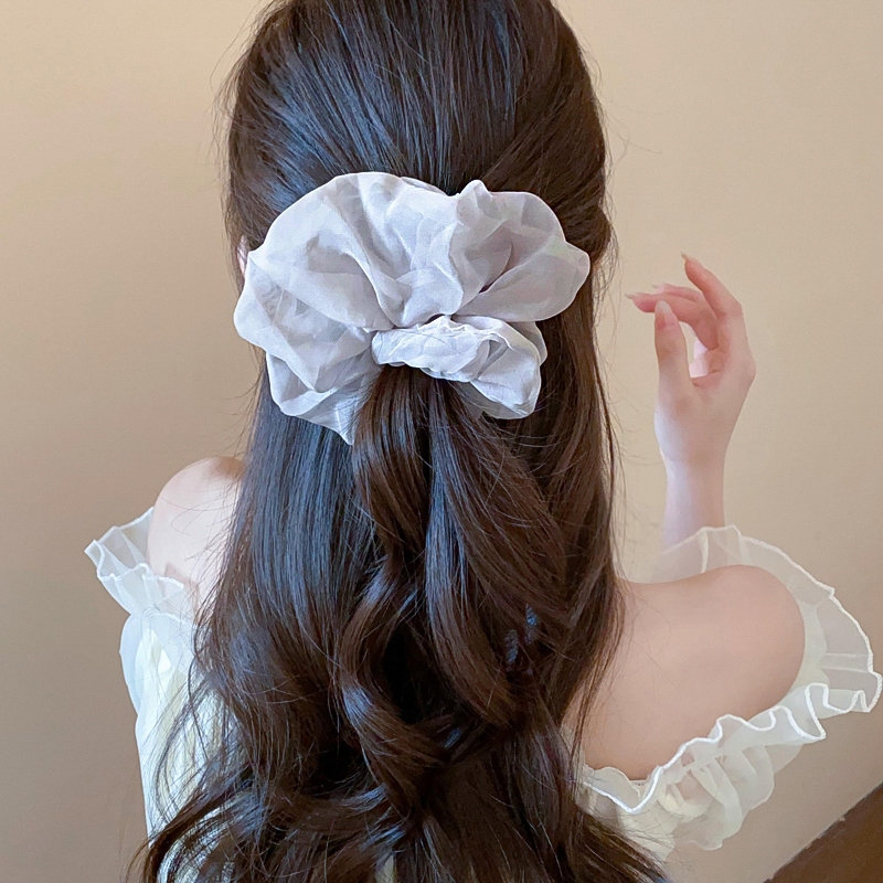 Scrunchies Voan Phong Cách Pháp - Phụ Kiên Tóc Sang Trọng Cho Nữ