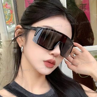 Kính Đi Xe Đạp Thể Thao Kính Mát Chống Gió Nữ Khung Lớn Bảo Vệ Tia UV Kính Mát Một Mảnh Dành Cho Nam