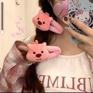 Kẹp tóc cô gái xinh xắn dễ thương Loopy Hải ly nhỏ Dây buộc tóc kiểu mới hoạt hình dễ thương