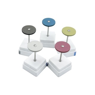 1 Chiếc Cao Su Nha Khoa Kim Cương Đánh Bóng Bánh Xe Đĩa Sứ Zirconia Phục Hồi 26 Mm Phòng Thí Nghiệm Nha Khoa Máy Đánh Bóng