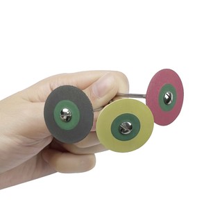1 Chiếc Cao Su Nha Khoa Kim Cương Đánh Bóng Bánh Xe Đĩa Sứ Zirconia Phục Hồi 26 Mm Phòng Thí Nghiệm Nha Khoa Máy Đánh Bóng