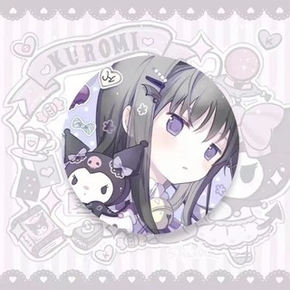 Puella Magi Madoka Magica Kaname Anime Snario Dễ Thương Huy Hiệu Nút Cài Áo Cosplay Bộ Sưu Tập Đồ Chơi Túi Trang Trí Quà Tặng