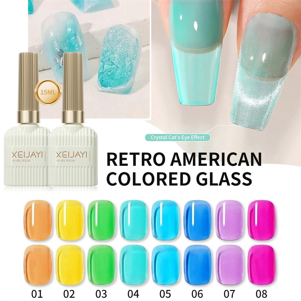 Ảnh Xeijayi Sơn móng tay sang trọng Màu sơn móng tay Gel màu phổ biến Màu sắc ấm áp Keo dán móng tay Cửa hàng móng tay Đặc biệt có thể làm móng tay lâu dài và tươi sáng 2