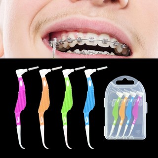8 Cái / hộp Bàn chải kẽ răng vệ sinh răng miệng, dụng cụ chăm sóc răng miệng