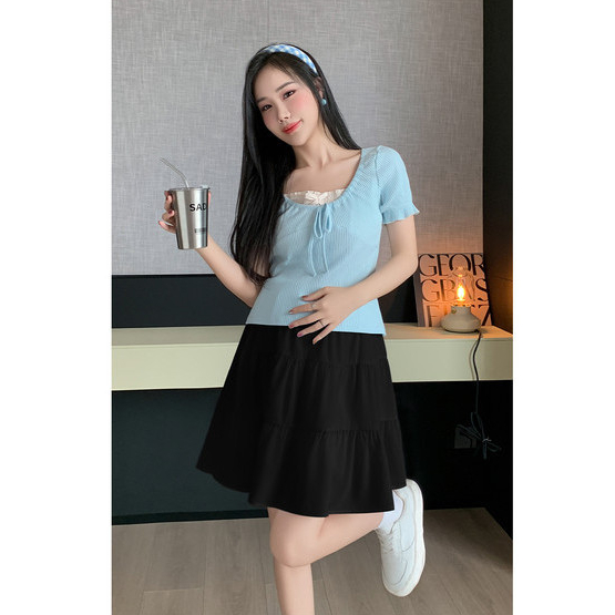Váy bà bầu mùa hè thời trang phù hợp Váy bà bầu khí chất ngọt ngào