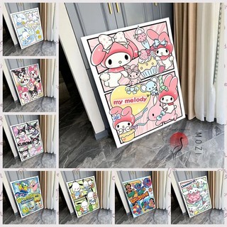 MOZI✨40 * 50cm / 30 * 40cm nhân vật hoạt hình Nhân tranh tô màu theo số tranh số hóa tranh sơn dầu số hoá bộ tô màu theo số Vật Kỹ Thuật Số Tranh Sơn Dầu Tranh Kỹ Thuật Số Tranh Làm Đầy Tranh Vẽ Tay Trang Trí Nhà Cửa Tranh Acrylic