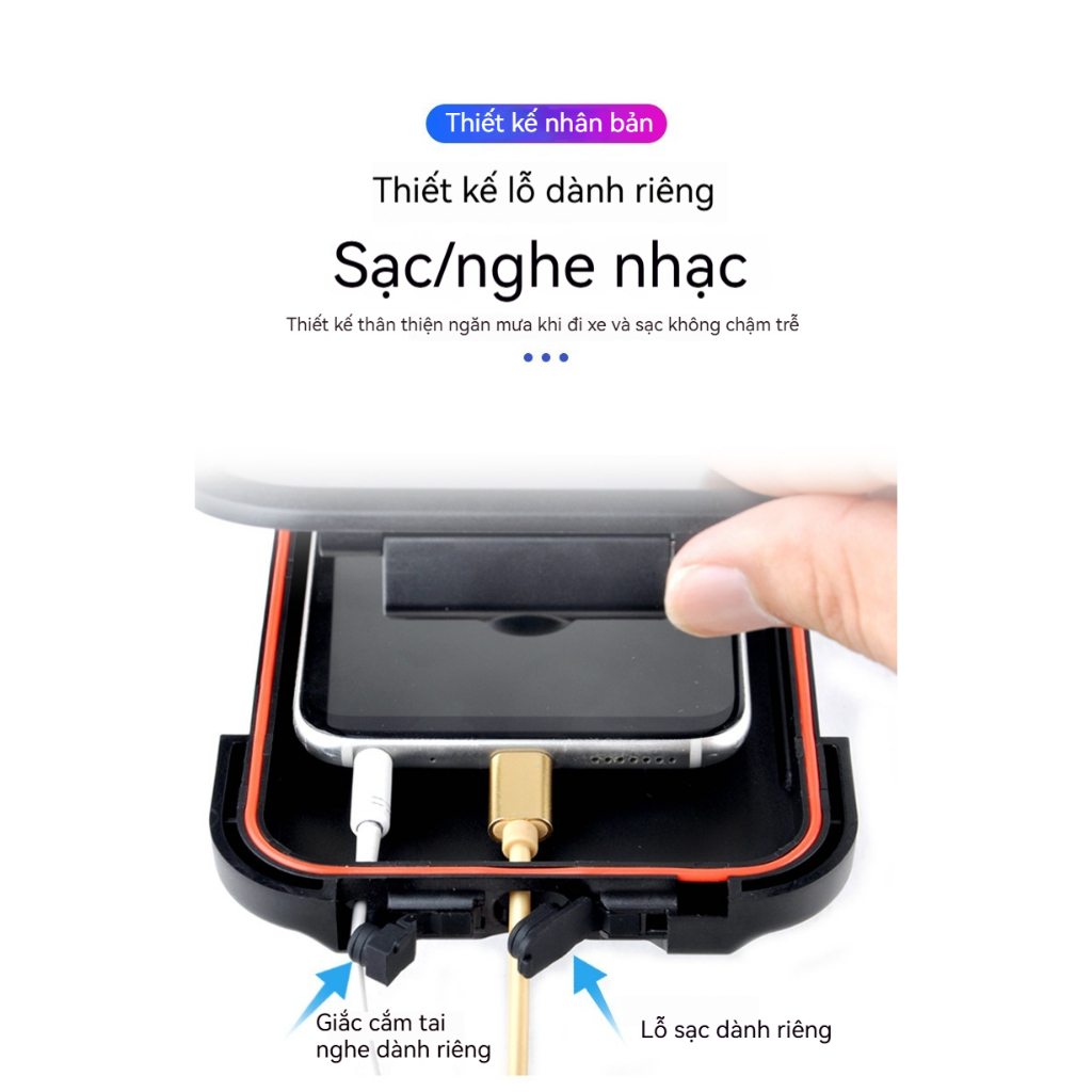 Giá đỡ điện thoại xe máy Tấm che nắng nội thất chống mưa chống nước