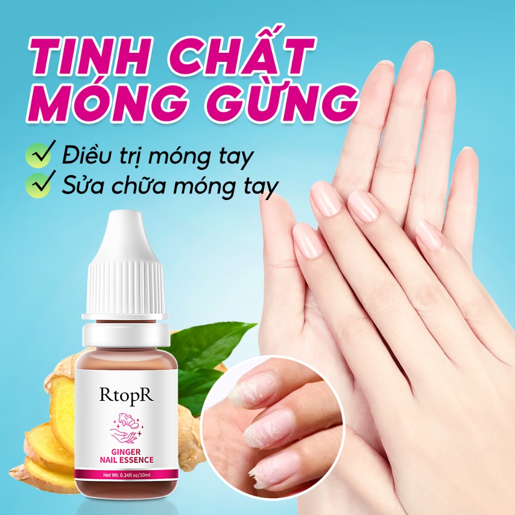 Ảnh Tinh chất gừng RTOPR kháng khuẩn hỗ trợ giảm bệnh nấm móng chân 10ml 4
