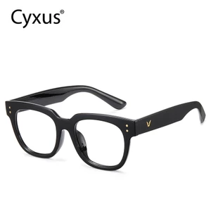 Cyxus Kính Mắt Chống Xanh Gọng TR90 Dày Bảo Vệ UV Giảm Căng Thẳng Kỹ Thuật Số Chống Chói Nam Nữ 8187