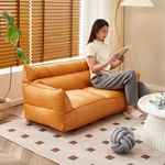 Sofa lười Phòng ngủ Tatami Sofa nhỏ Hai người Sofa phòng khách ghế thư giãn ghế sofa mini ghế togo ghế da sofa tối giản ghế lười hạt đậu ghế đọc sách nội thất phòng ngủ — ảnh 1