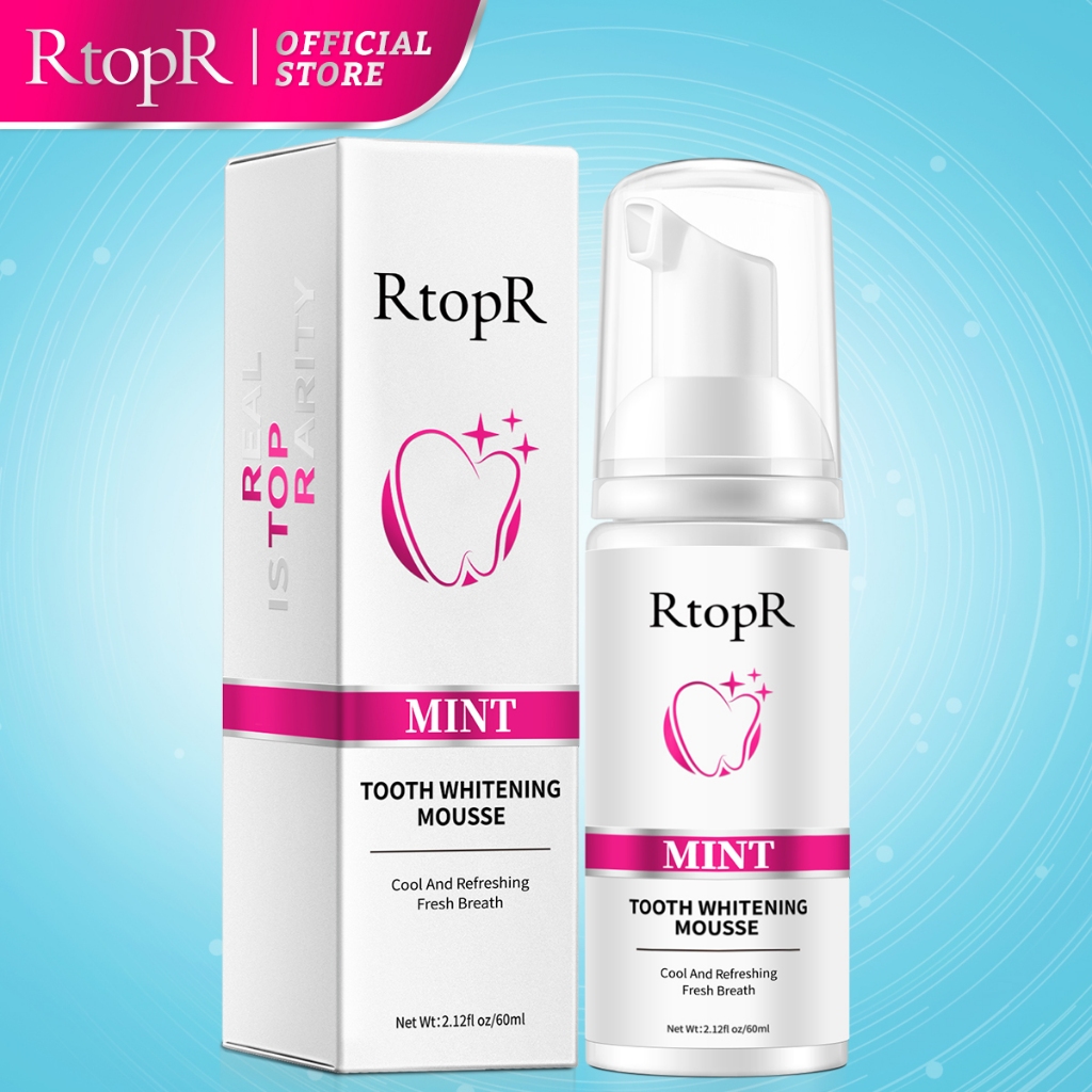 Serum Làm Trắng Răng RtopR Bạc Hà 60ml | Loại Bỏ Ố Vàng, Hơi Thở Thơm Mát | An Toàn, Hiệu Quả