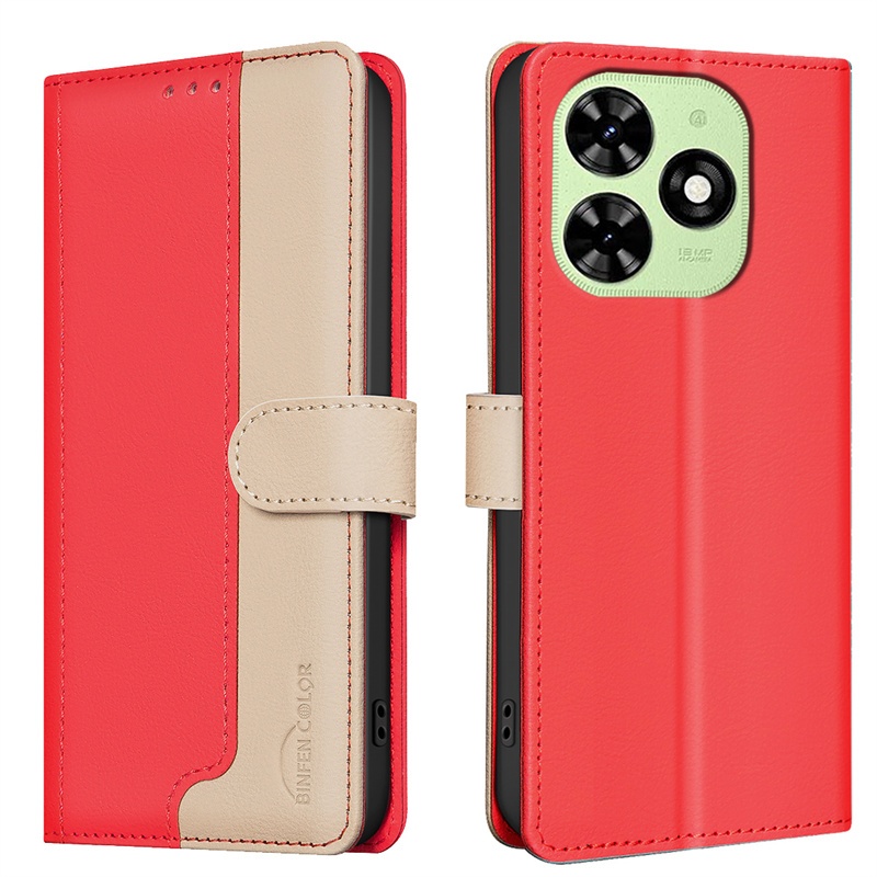 Ốp Da Cho Tecno Camon 30 Pop Pova 6 8 Spark 20C 20 Pro Pro + Go 2024 4g 5g Lật Chất Lượng Cao Retro Khe Cắm Thẻ Ví Bao Da