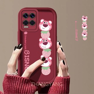 Ốp Lưng Cho Realme 8 4G Realme 8 5G Realme 8 Pro Vỏ Điện Thoại Gấu Hoạt Hình Dễ Thương Có Vỏ Mềm TPU Silicon Chống Rơi Và Chống Sốc camera Điện Thoại Bao Phủ Toàn Bộ