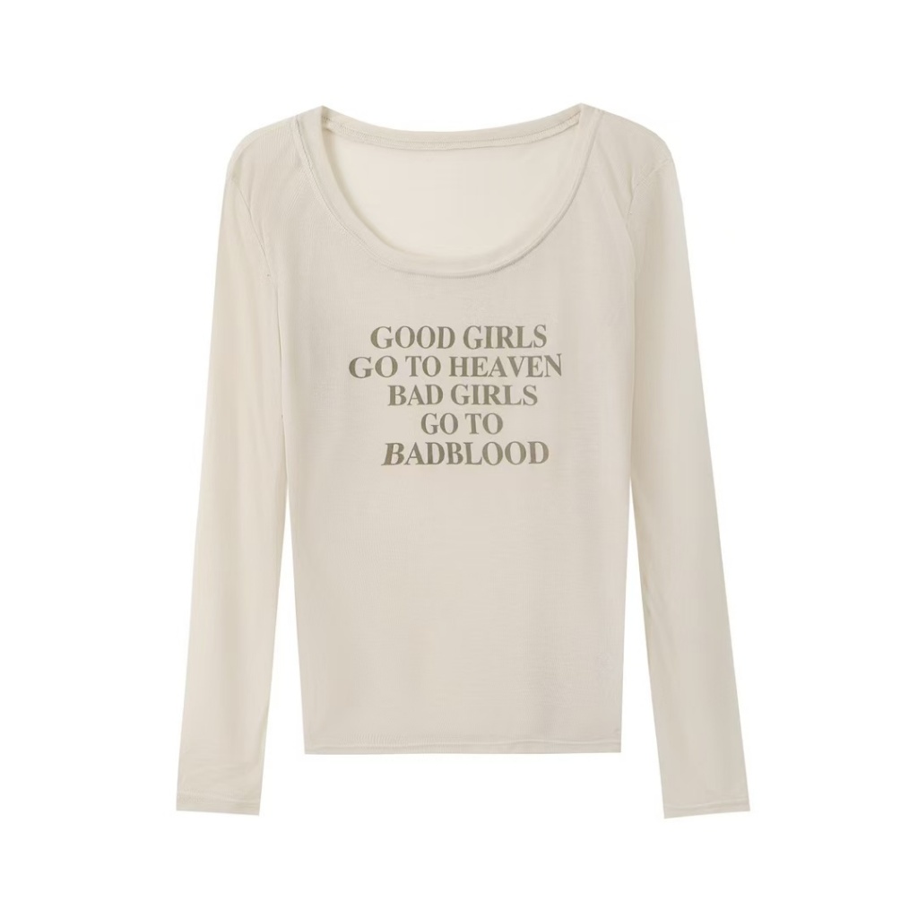 【BADBLOOD】 Bad Girls Loose Fit Top - Sand Badblood Bad Girls Loose Fit Top Sand – BBGSHOPHK