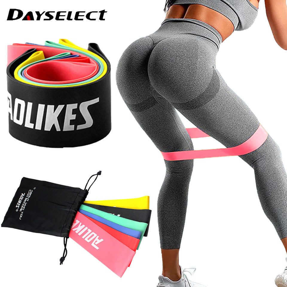 Ảnh Dayselect Dây kháng lực Yoga Huấn luyện Tập thể dục Sức mạnh Vòng kháng lực đàn hồi Bộ Crossfit 1