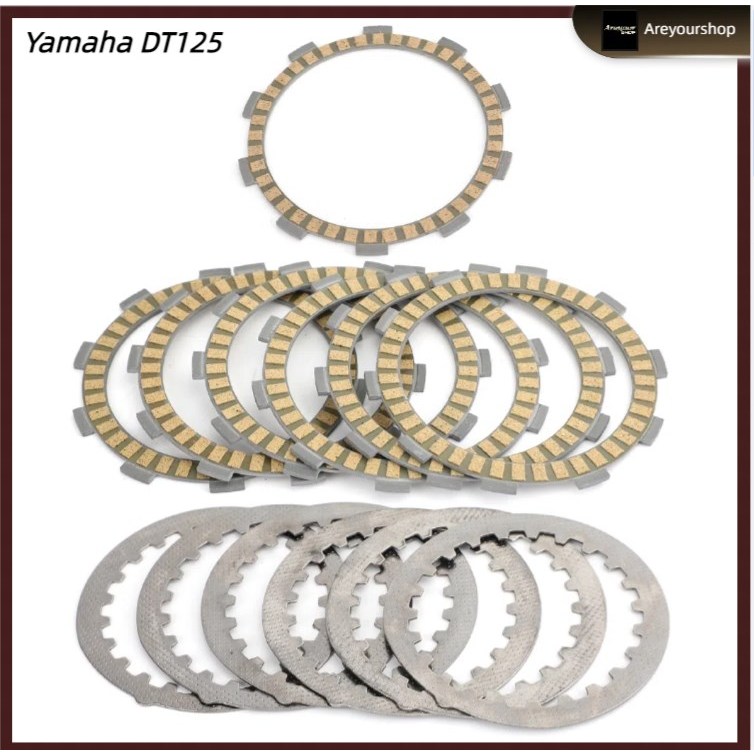 Clutch Plates Kit Hub Outer Pressure Plate & Gasket For Yamaha - Foto 8